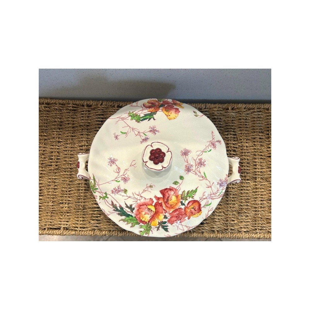 Royal Doulton Sherborne D5915 Covered Vegetable Tureen Footed Casserole Floral - Picture 9 of 15